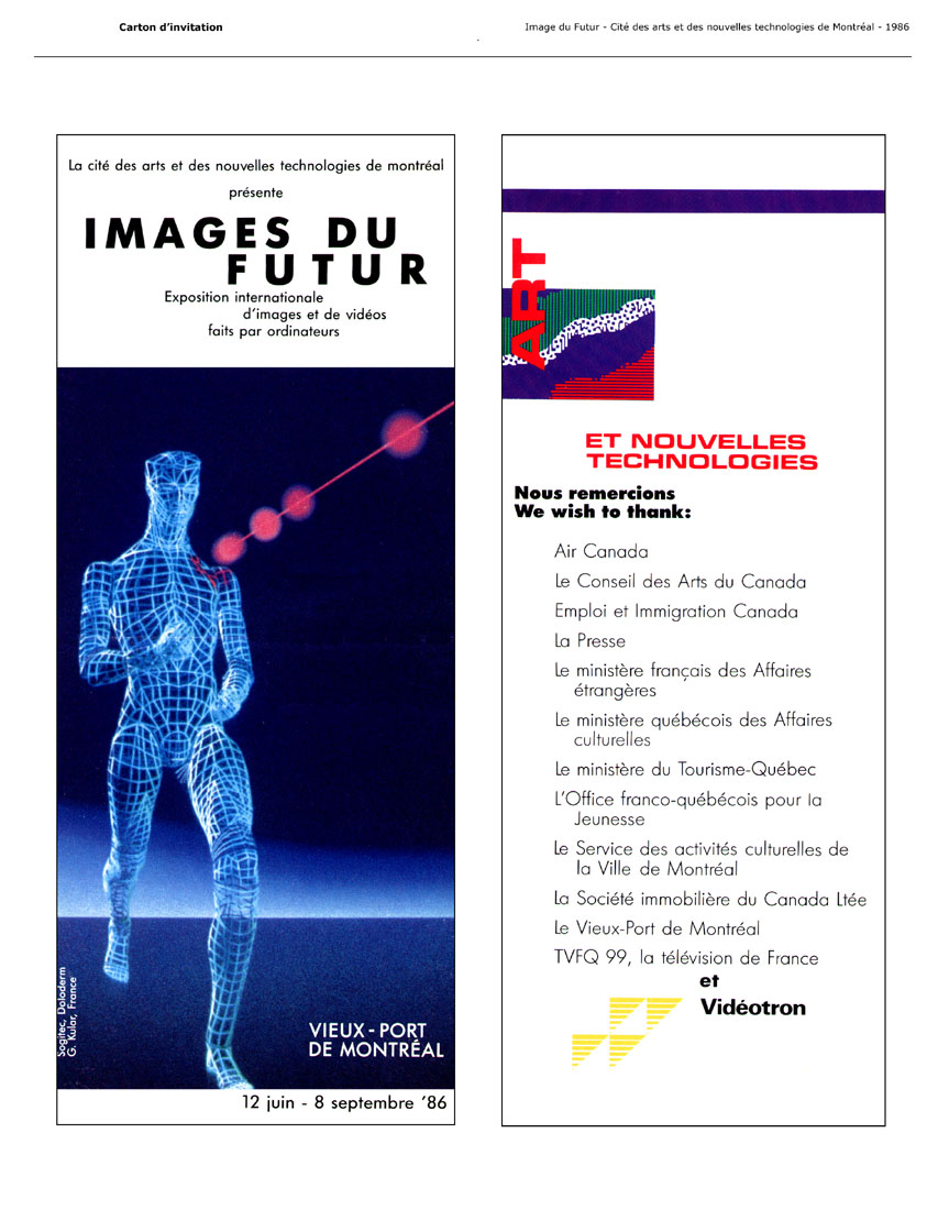 1986 — Image du Futur